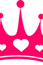 princess crown, hearts, royal - free svg file for members
