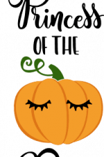 princess of the patch, halloween girl free svg file