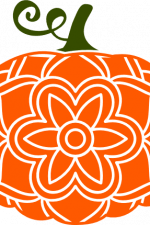 pumpkin mandala, autumn, decoration free svg file