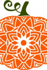 pumpkin mandala, autumn, decoration free svg file