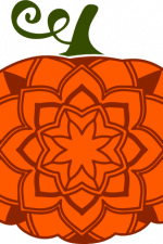 pumpkin mandala, autumn, fall decoration free svg file
