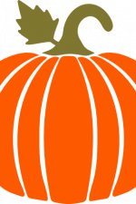 pumpkin with leaves, farmhouse decoration free svg file