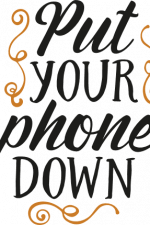 put your phone down, sign, driving free svg file