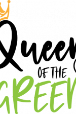 queen of the green, crown, golf ball, sport girl free svg file