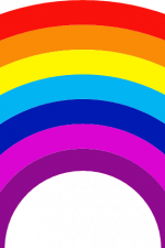 rainbow, kids, decoration free svg file clipart image