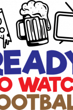 ready to watch football, pizza slice, beer glass, sport free svg file