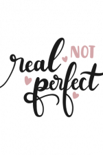 Real Not Perfect, Hearts Free Svg File