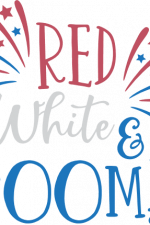 Red White And Boom, 4th Of July Free Svg File
