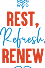 rest refresh renew, bathroom free svg file