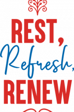 rest refresh renew, bathroom free svg file