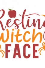 Resting Witch Face, Halloween Free Svg File