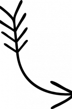 right arrow, decoration free svg file