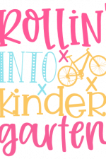 Rollin Into Kindergarten, Kids school Free Svg File