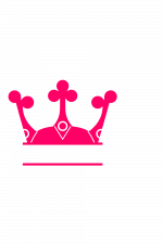 Royal Crown Split Text Frame, Prince Free Svg File