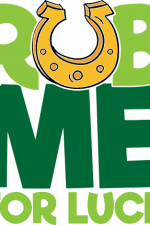 rub me for luck, horseshoe, st patrick's day free svg file