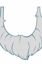Santa Claus Beard, Christmas Free Svg File