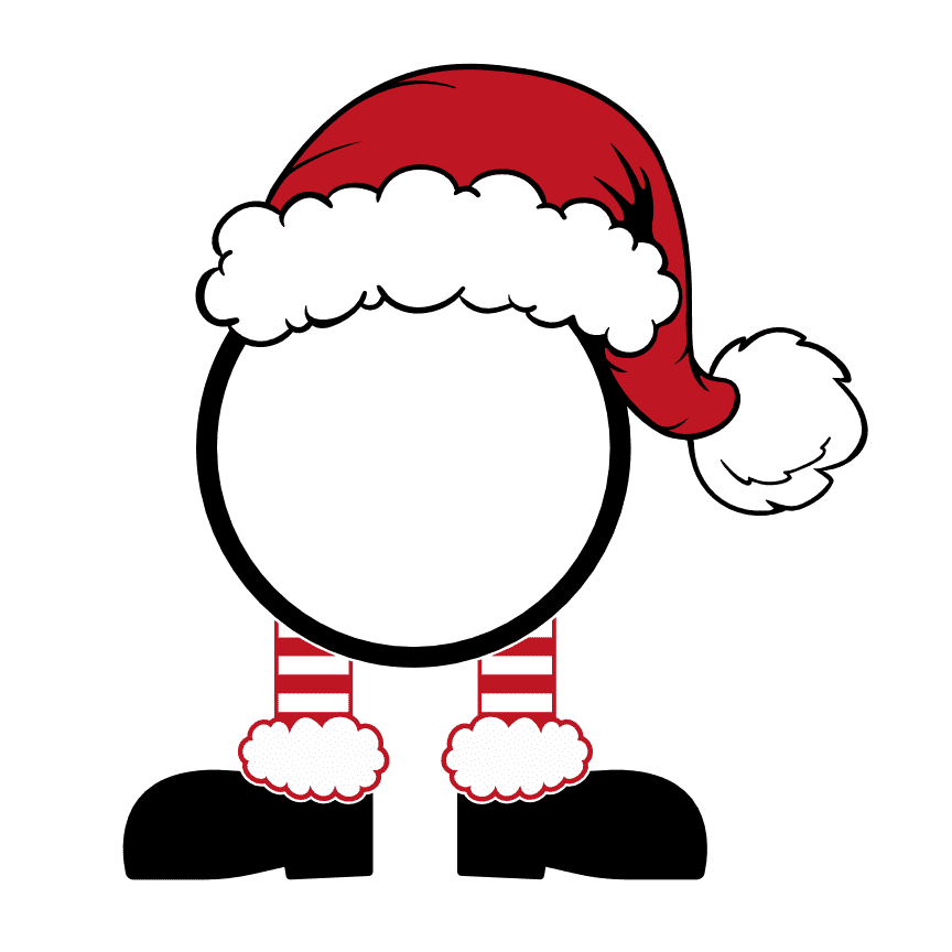 santa-hat-legs-monogram-christmas-free-svg-file-SvgHeart.Com