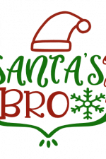 Santa's Bro, Funny Christmas Free Svg File