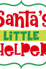 Santa's Little Helper, Christmas Free Svg file images