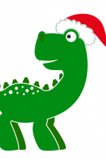 SantaSaurus, Funny Christmas Free Svg File