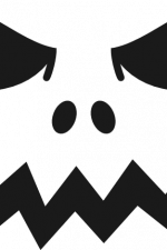 scary halloween pumpkin face, angry free svg file