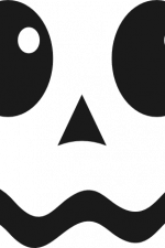 scary halloween pumpkin face free svg file