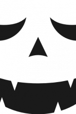 scary halloween pumpkin face free svg file