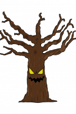 Scary Tree, Halloween Free Svg File