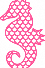 seahorse, beach, ocean animal free svg file