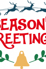 Season's Greetings, Christmas Free Svg File images
