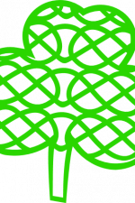 shamrock leave, st patrick's day free svg file