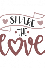 Share The Love, Hearts Free Svg File