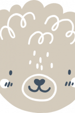 sheep head, baby boho design free svg file