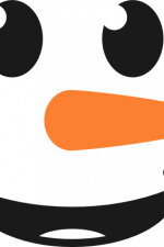 smiley snowman face, winter free svg file