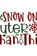 Snow One Cuter Than This, Christmas Free Svg File