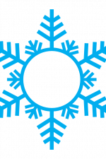 Snowflake Monogram, Winter Free Svg File
