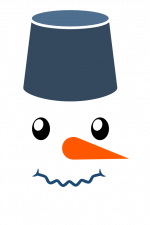 snowman face, christmas free svg file