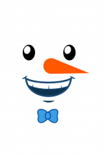 snowman face, christmas free svg file