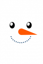 snowman face, christmas free svg file
