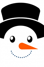 snowman face, christmas free svg file