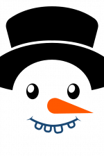 snowman face, christmas free svg file