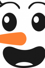 snowman face, winter free svg file