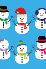 snowmans bundle, winter, christmas - free svg file for members