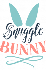 Snuggle Bunny, Easter Free Svg File