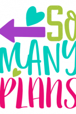 So Many Plans, Planner Free Svg File
