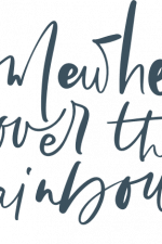 somewhere over the rainbow, baby boho style sayings free svg file