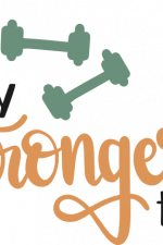 sore today stronger tomorrow, motivational free svg file