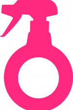 spray bottle monogram frame, barber free svg file