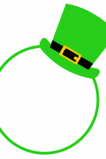 St Patrick Hat Monogram Free Svg File