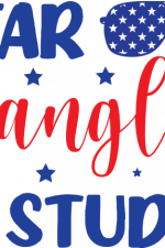 star spangled stud, 4th of july, patriotic, american free svg file